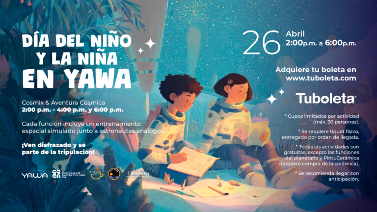 Aventuras cósmicas para niñas y niños en YAWA