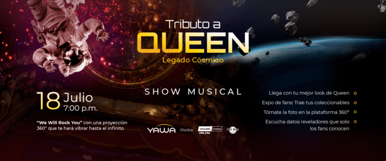 Queen llega a Cali: Primer show musical fulldome en Yawa 